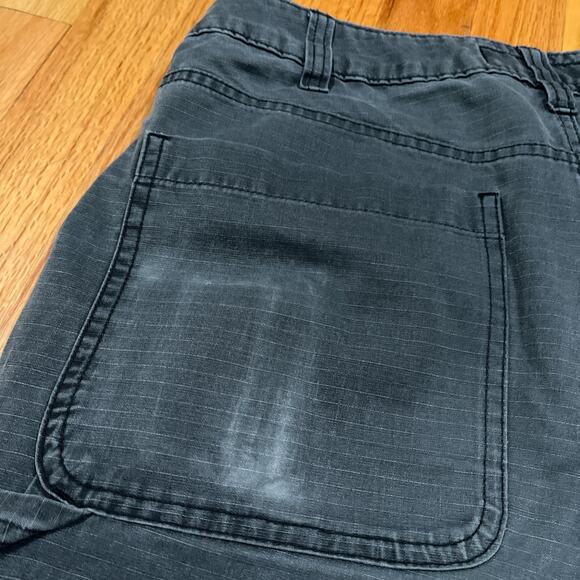 Abercrombie & Fitch Mens 34x27 Loose Fit Double Knee Carpenter Pant Gray Fading - Picture 10 of 10